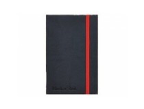 Anteckningsbok Oxford A6 linjerat svart/röd