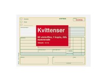 Kvittens A5L numrerade 2x50 blad