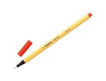 Fiberpenna Stabilo 88 0,4mm röd 10st/fp