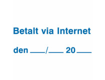 Stämpel Colop "Betald Via…"