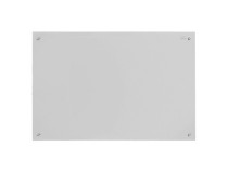 Glastavla Nobo Diamond 68x38cm vit
