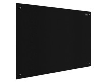 Whiteboardtavla Glas Magnetisk Nobo Diamond 126x71cm svart