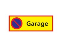 Parkeringssylt Garage 590x210mm aluminium