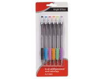 Stiftpenna 0,7mm 6-pack