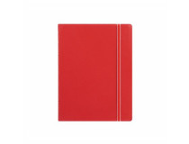 Filofax Notebook A5 linjerat röd
