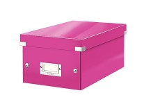 Box Leitz Click & Store DVD rosa