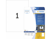 Utomhusetiketter Herma vita 210x297 A4 10st/fp