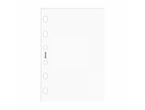Filofax Pocket anteckningsblad olinjerade vit 30st/fp