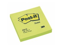 Post-it 654 76x76 neongrön 6st/fp