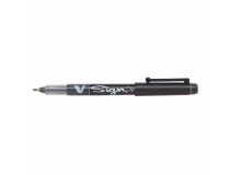 Fiberpenna Pilot V-Sign Pen 2,0mm svart 12st/fp