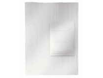 Plastmapp Leitz CombiFile 3-delar transparent 3st/fp