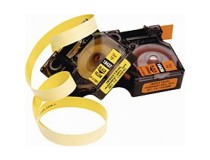 Märkband Dymo M1500 Vinyl 19mm svart/vit