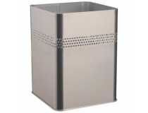 Papperskorg Durable Kvadrat 18,5l silver