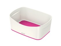 Förvaringslåda Leitz MyBox vit/rosa 4st/fp