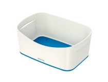 Förvaringslåda Leitz MyBox vit/blå 4st/fp