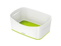 Förvaringslåda Leitz MyBox vit/grön 4st/fp