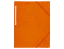 Snoddmapp A4 3-klaff orange