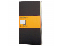 Anteckningsbok Moleskine Cahier Pocket linjerat svart