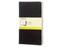 Anteckningsbok Moleskine Cahier Large olinjerat svart