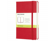 Anteckningsbok Moleskine Classic Pocket olinjerad röd