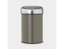 Soptunna Brabantia Touch Bin 3l platinum