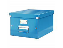 Förvaringsbox Leitz WOW Click & Store medium blå