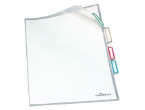 Sorteringsmapp A4 3-delad transparent 5st/fp