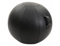 Balansboll JobOut Design PU-läder svart 65cm
