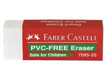 Suddgummi Faber-Castell 7095 62x12x21mm 20st/fp