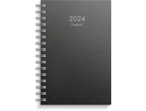 Dagbok miljökartong svart 2024