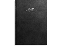 Företagarkalendern konstläder svart 2024