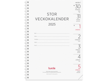 Stor Veckokalender A5 refill 2024