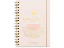 Veckokalender Life Planner rosa A6 2023