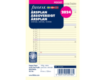 Filofax Pocket Årsplan refill 2024