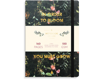 Anteckningsbok Burde Deluxe A5 Flower