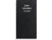 Lilla Lärarkalendern svart konstläder 2022-2023