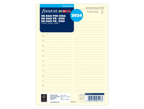 Filofax A5 Dagbok refill 2024 d/s