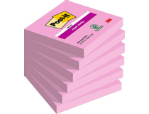 Post-it Super Sticky 76x76 ljusrosa 6st/fp