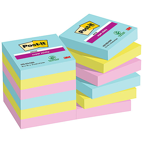 Post-it SS 47,6x47,6mm Cosmic 12st/fp