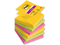 Post-it SS Z-block 76x76mm Carnival 6st/fp