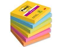 Post-it SS 76x76mm Carnival 6st/fp