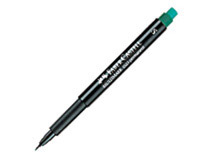 OH-penna/märkpenna Faber-Castell Multimark 1523 SF grön 10st/fp