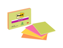 Post-it Super Sticky Mötesblock 152x101mm 4st/fp