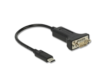 Kabel USB-C till DB9 svart