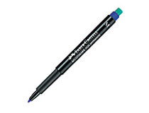 OH-penna/märkpenna Faber-Castell Multimark 1525 M blå 10st/fp