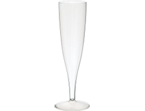 Plastglas Duni Champagneglas 13,5cl 10st/fp
