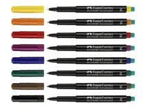 OH-penna/märkpenna Faber-Castell Multimark 1525 M 8st/set