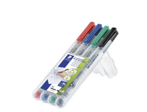 OH-penna/märkpenna Faber-Castell Multimark 1525 M vattenbaserad 4st/set