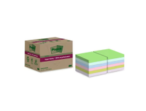 Post-It Super Recycled 76x76 mm blandade färger 12st/fp
