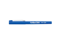 Fiberpenna Artline 200 0,4mm blå 12st/fp